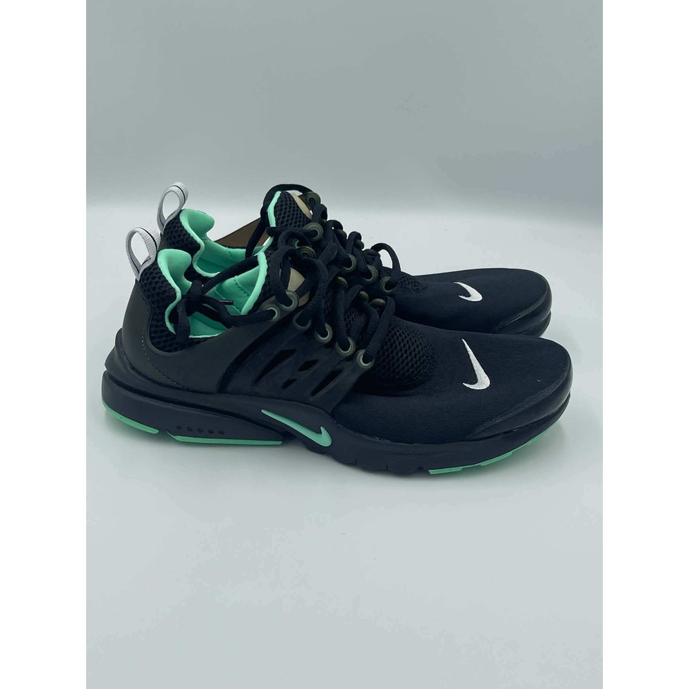 Nike Air Presto Black Green Glow GS Sneakers 833878-001 Size 7 Womens